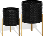 ARNIS Modern Planter Pots, Decorative Planters, Metal Pots - Image 8