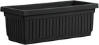 HC Companies 30 Inch Long Fluted Plastic Venetian Garden Window Container - Image 2