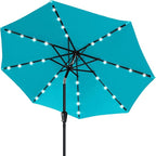 ABCCANOPY 7.5ft Solar 24 LED Lighted Patio Umbrella by ABCCANOPY