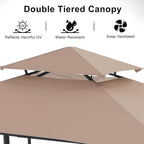 ABCCANOPY Grill Gazebo with 2 Side Awnings - Image 8