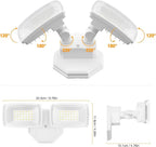Onforu 3200LM Flood Lights Outdoor, 32W 6500K LED Security Light Manual Switch - Image 8