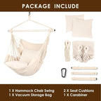 Highwild Hammock Chair Hanging Rope Swing - Image 7