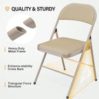 VINGLI 4 Pack Folding Chairs - Image 4