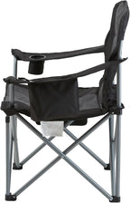 VEVOR Oversized Camping Folding Chair, Portable Heavy Duty Outdoor Quad Lumbar - Image 10