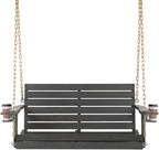 VINGLI Heavy Duty 1600 LBS HDPE Porch Swing Outdoor by VINGLI