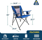 GCI Outdoor Comfort Pro Camping Chair | Collapsible Folding Chair - Image 3