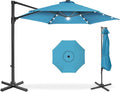 Best Choice Products 10ft Solar LED Offset Cantilever Hanging Market Patio by BestChoiceProducts