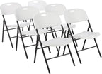 Amazon Basics Sturdy Foldable Plastic Chair, 350-Pound Capacity by AmazonBasics