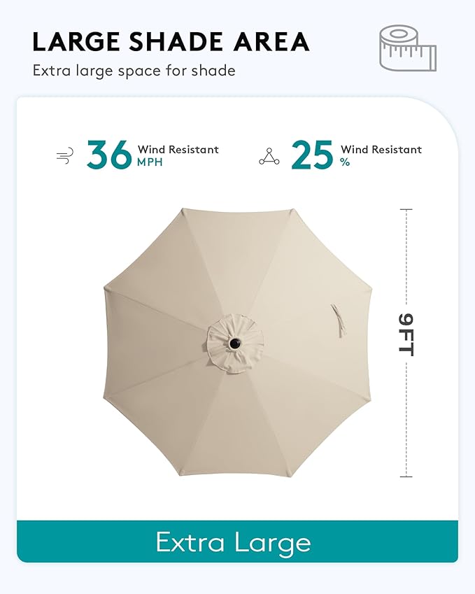 SERWALL 4 Pieces Outdoor Patio Bar Set - Image 2