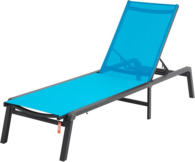 VEVOR Chaise Lounge Chairs Outdoor, Aluminum Patio Lounge Chairs - Image 6