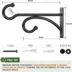 2Pack 6 Inch Plant Hangers for Hanging Baskets, Hanger for Indoor and Outdoor - Image 3