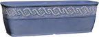 Classic Home and Garden Corinthian Trough Planter 10" Slate Blue by ClassicHomeandGarden