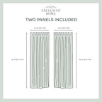 Exclusive Home Cabana Solid Indoor/Outdoor Light Filtering Hook-and-Loop Tab - Image 6