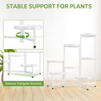 iDavosic.ly 7 Tier Large Plant Stand Indoor, 10 Inch Wide Tall Corner Metal - Image 6