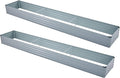 2 Pack 12x2x1FT Galvanized Raised Garden Bed Kit, Outdoor Metal Planter Box by Meberam