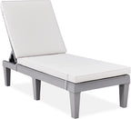 Best Choice Products Outdoor Lounge Chair, Resin Patio Chaise Lounger by BestChoiceProducts
