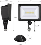 DEWENWILS 2 Pack 34W Flood Lights Outdoor, 3200 LM Super Bright IP65 Waterproof - Image 7