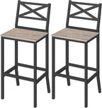 Bar Stools, Kitchen Breakfast Bar Chairs, Easy Assembly, by MAHANCRIS