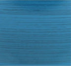 Garden Elements Indoor/Outdoor Glazed Brushed Happy Plastic Planter, Dark Blue - Image 2