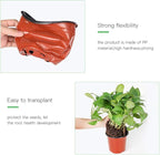 JERIA 200 Pack 6 Inch Plastic Nursery Pots Comewith Drainage Holes, Seedling - Image 5