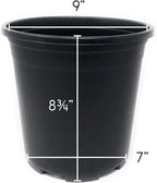Wholesale Nursery Pot in Bulk 30-Pack 2 Gallon 9 Inch Plastic Planters - Image 4