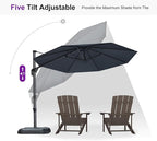 PURPLE LEAF 10 Feet Patio Umbrella - Image 8