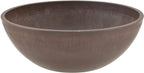 PSW Pot Collection M25C 10-inch Plastic/Stone/Wood Composite Low Bowl Planter – - Image 2