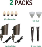Lumina Lighting® 5W Landscape Lighting 12V Landscape Lights Low Voltage - Image 3