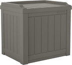 Suncast 22 Gallon Indoor or Outdoor Backyard Patio Small Storage Deck Box - Image 6