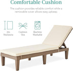 Best Choice Products Outdoor Lounge Chair, Resin Patio Chaise Lounger - Image 5