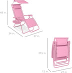 Best Choice Products Folding Zero Gravity Outdoor Recliner Patio Lounge Chair - Image 2