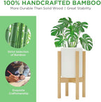 MUDEELA 2 Pack Indoor Plant Stands, 2 Tier Tall Plant Stand 30 inches, Mid - Image 5