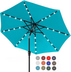 ABCCANOPY Durable Solar Led Patio Umbrellas by ABCCANOPY