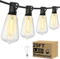 Brightever Outdoor String Lights, 25FT Patio Lights by Brightever