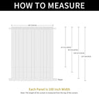 SpaceDresser Waterproof Outdoor Sheer Curtains - Image 3