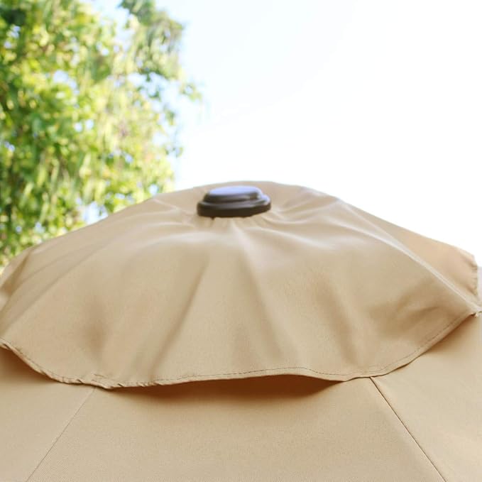 Sunnyglade 9' Patio Umbrella Outdoor Table Umbrella - Image 3