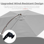 Grand patio 12FT Outdoor Offset Umbrella Large Round Aluminum Cantilever - Image 4