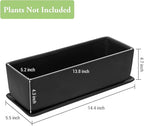 MyGift Matte Black Ceramic Indoor Plant Pot Succulent Planter, Decorative - Image 5
