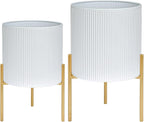 ARNIS Modern Plant Pots, Large Size Metal Pots - Image 9