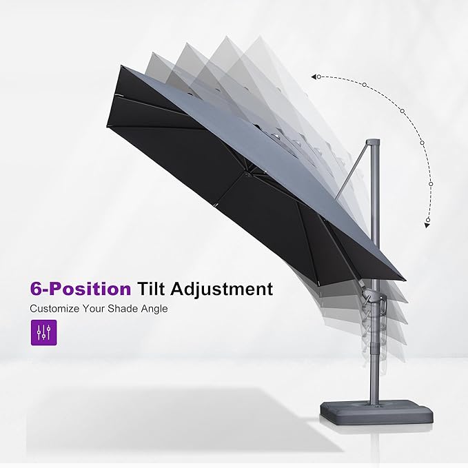 PURPLE LEAF 8 FT Outdoor Umbrella - Image 6