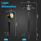 SUNVIE LED Low Voltage Landscape Lighting 12-24V Landscape Lighting Kit - Image 8