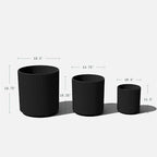 Veradek Demi Series Set of 3 Round Planters - Image 2