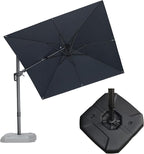 PURPLE LEAF 8' X 8' Tilting Patio Umbrella by PURPLELEAF
