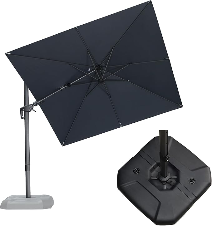 PURPLE LEAF 8' X 8' Tilting Patio Umbrella by PURPLELEAF