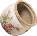 Decorative Pots Spring Decor, Pastel Floral Ceramic Garden Pots - Image 6