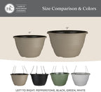 The HC Companies Wrapt Hanging Planters - Image 6
