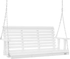 VEVOR Wooden Porch Swing 4.5 ft, Patio Bench Swing by VEVOR