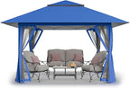 CROWN SHADES 13x13 Pop Up Gazebo, Canopy Tent, Gazebos on Clearance by CrownShades