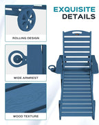 Outdoor Chaise Lounge Chair Set of 2, Patio Lounge Chairs - Image 5