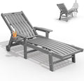 Patio Chaise Lounge Chair, Oversized Lounge Chair Outdoor by THOEOE